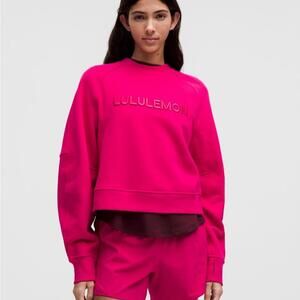 Lululemon Women's Pink Sweatshirt Size XS/S